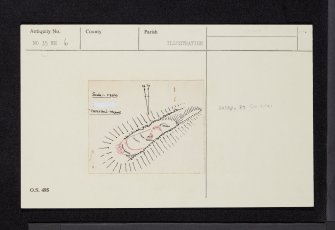 Castle Hill, Meams, NO35NE 6, Ordnance Survey index card, Recto