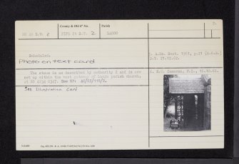 Largo, NO40SW 2, Ordnance Survey index card, page number 2, Verso