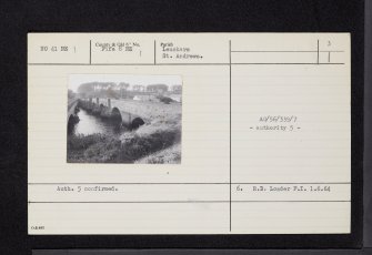 Guardbridge, Guard Bridge, NO41NE 1, Ordnance Survey index card, page number 3, Recto
