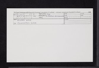 Bishop's Wood, Grave Of Five Covenanters, Magus Muir, NO41NE 3, Ordnance Survey index card, Recto