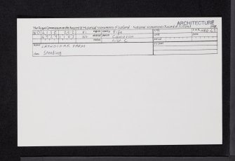 Lathockar, Steading, NO41SE 25.2, Ordnance Survey index card, Recto