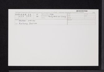 Tayport, Tay Street, Station, NO42NE 35, Ordnance Survey index card, Recto