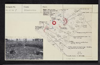 Laws Of Monifieth, NO43SE 7, Ordnance Survey index card, page number 1, Recto