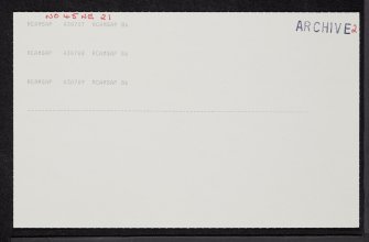 Finavon, NO45NE 21, Ordnance Survey index card, page number 2, Recto