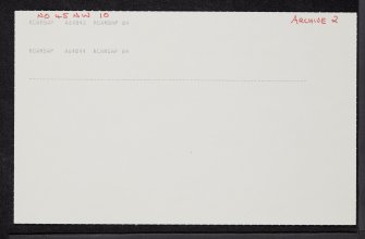 Inverquharity, NO45NW 10, Ordnance Survey index card, page number 2, Recto