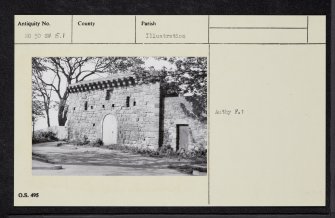 Pittenweem, Marygate, Pittenweem Priory, Gatehouse, NO50SW 5.1, Ordnance Survey index card, Recto