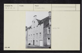 Pittenweem, 18 East Shore, NO50SW 10, Ordnance Survey index card, Recto