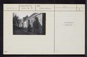 St Andrews, South Street, St Leonard's Chapel, NO51NW 9, Ordnance Survey index card, Recto