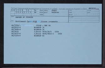 Haughs Of Finavon, NO55NW 50, Ordnance Survey index card, Recto