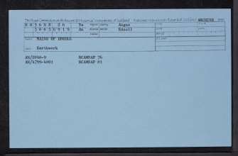Mains Of Edzell, NO56NE 26, Ordnance Survey index card, Recto