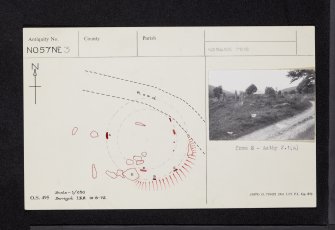 Colmeallie, NO57NE 3, Ordnance Survey index card, Recto