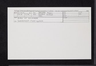 Burn Of Holmhead, NO57NE 4, Ordnance Survey index card, Recto