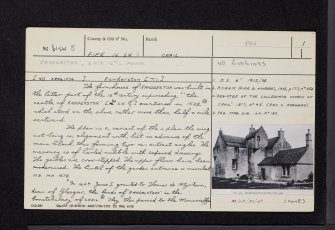 Randerston Farmhouse, NO61SW 5, Ordnance Survey index card, page number 1, Recto