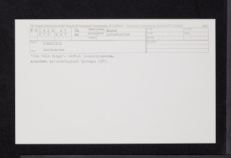 Ironshill, NO64NE 41, Ordnance Survey index card, Recto