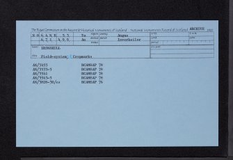 Ironshill, NO64NE 53, Ordnance Survey index card, Recto