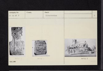 St Vigeans, Kirkstyle, St Vigeans Parish Church And Churchyard, NO64SW 3, Ordnance Survey index card, page number 2, Verso