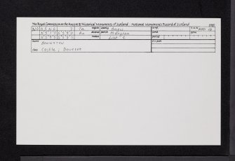 Bonnyton, NO65NE 7, Ordnance Survey index card, Recto