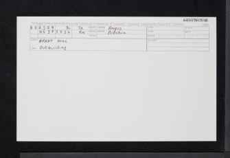 Arrat Mill, Outbuilding, NO65NW 50, Ordnance Survey index card, Recto