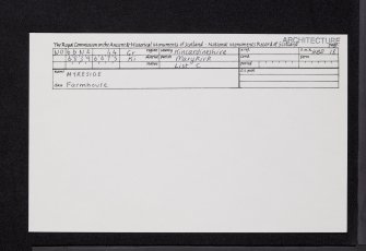 Myreside, NO66NE 44, Ordnance Survey index card, Recto