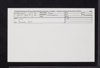 Capo, NO66NW 12, Ordnance Survey index card, Recto