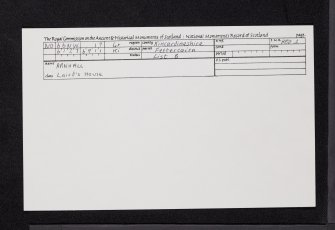 Arnhall, NO66NW 17, Ordnance Survey index card, Recto