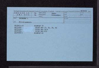 Inchbare, NO66NW 49, Ordnance Survey index card, Recto