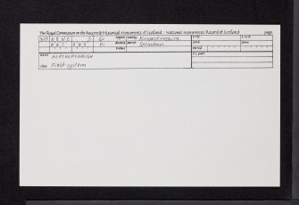 Heatheryhaugh, NO68NE 5, Ordnance Survey index card, Recto