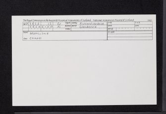 Drumlithie, NO78SE 12, Ordnance Survey index card, Recto