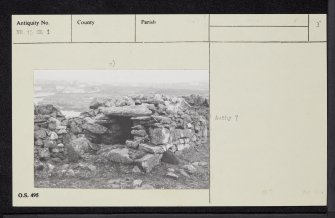 Orsay, Chapel, NR15SE 1, Ordnance Survey index card, page number 3, Recto
