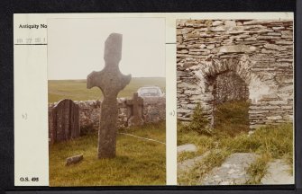 Islay, Kilnave, Kilnave Chapel And Cross, NR27SE 1, Ordnance Survey index card, page number 2, Recto
