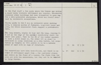 Islay, Kilellan, NR27SE 3, Ordnance Survey index card, page number 3, Recto