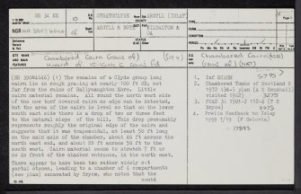 Islay, Ballynaughton, NR34NE 10, Ordnance Survey index card, page number 1, Recto