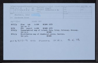 Islay, Frachdale, NR34NW 4, Ordnance Survey index card, Recto