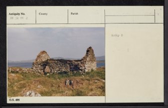 Texa, Texa Chapel, NR34SE 2, Ordnance Survey index card, page number 1, Recto