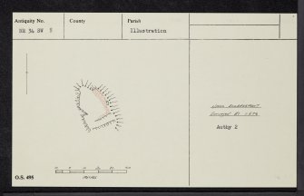 Islay, Lurabus, NR34SW 8, Ordnance Survey index card, Recto