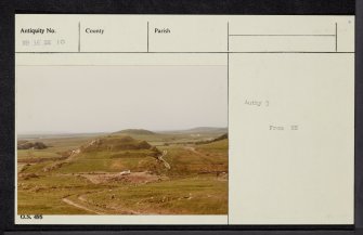 Islay, Dun Nosebridge, NR36SE 10, Ordnance Survey index card, Recto