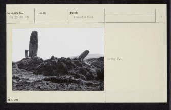 Colonsay, Scalasaig, Buaile Riabhach, NR39SE 13, Ordnance Survey index card, page number 1, Recto