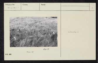 Islay, Ardilistry, NR44NW 27, Ordnance Survey index card, page number 1, Recto