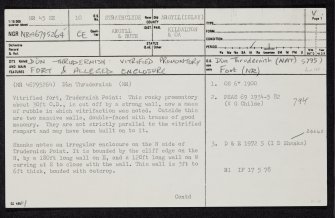 Islay, Trudernish Point, NR45SE 10, Ordnance Survey index card, page number 1, Recto