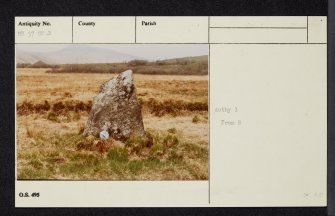 Jura, Knockrome, NR57SW 3, Ordnance Survey index card, Recto