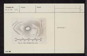 Killellan, NR61NE 23, Ordnance Survey index card, page number 2, Recto