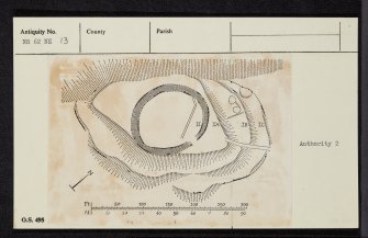 Largiemore, NR62NE 13, Ordnance Survey index card, Recto