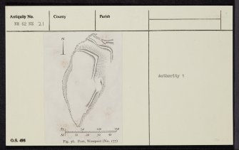 Westport, NR62NE 21, Ordnance Survey index card, Recto