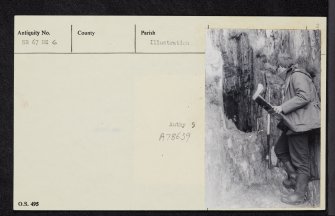 Eilean Mor, Saint Cormac's Cave, NR67NE 6, Ordnance Survey index card, page number 2, Verso