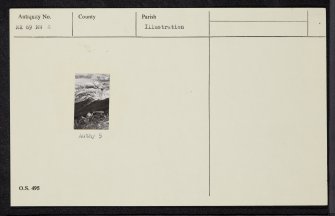 Jura, Maclean's Skull, NR69NW 2, Ordnance Survey index card, Recto
