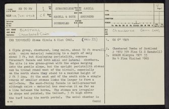 Blasthill, NR70NW 1, Ordnance Survey index card, page number 1, Recto