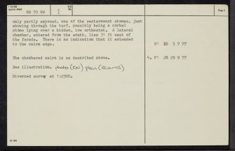 Blasthill, NR70NW 1, Ordnance Survey index card, page number 2, Verso