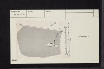 Ardnacross 2, Kintyre, NR72NE 6, Ordnance Survey index card, Recto