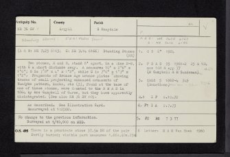 Carse, NR76SW 1, Ordnance Survey index card, Recto