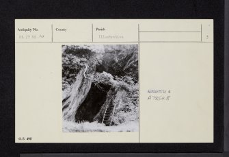 St Columba's Cave, Ellary, NR77NE 10, Ordnance Survey index card, page number 3, Recto